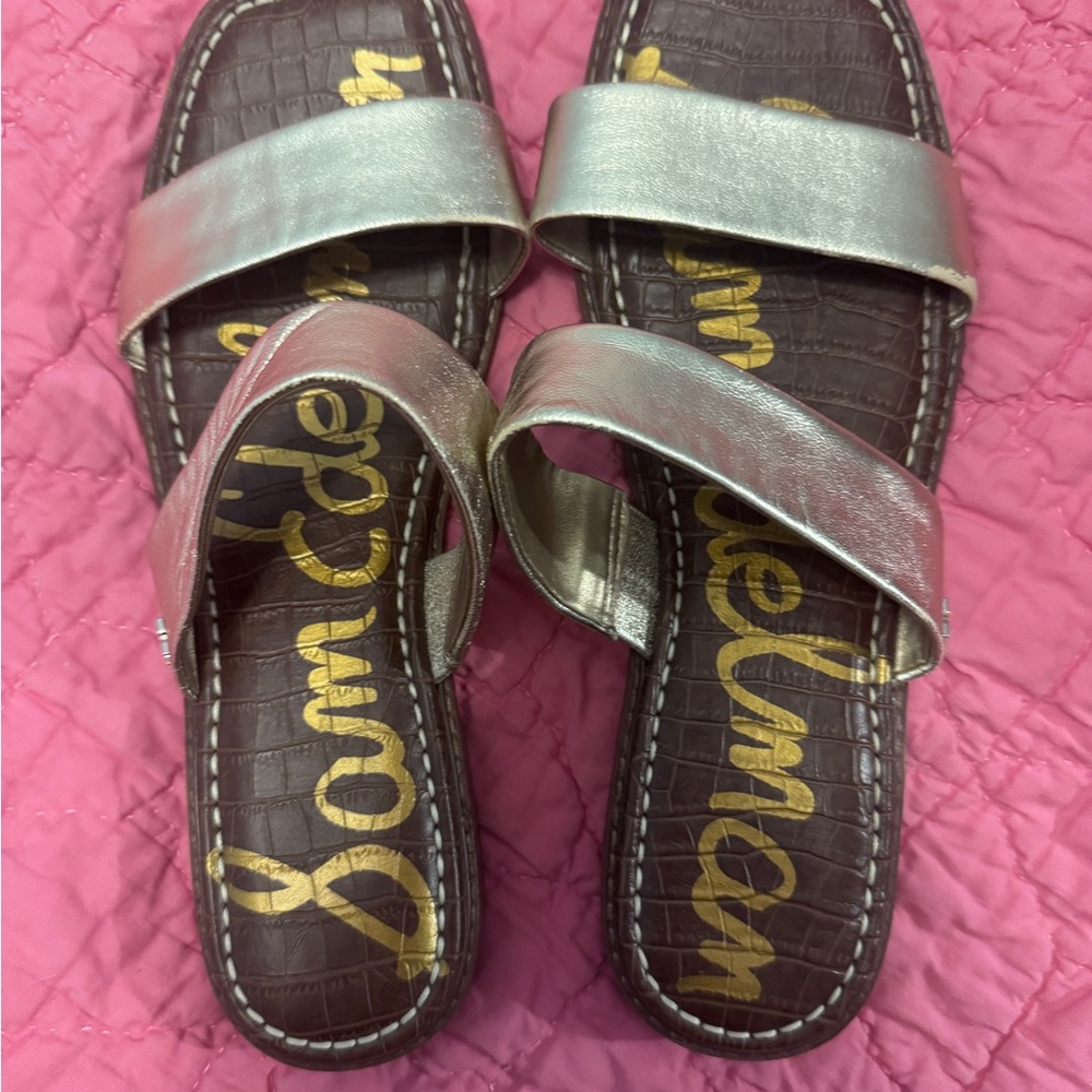 Sam Edelman Metallic Gold Sandals